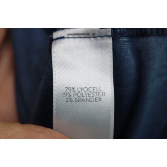 Pure Jill Indigo Long Sleeve Open Front Cardigan-XS-Pockets-Classic-BOHO - Picture 12 of 16